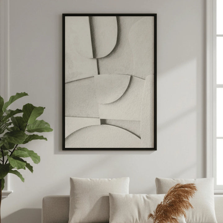 Affiche Scandinave en situation sur un mur décoratif