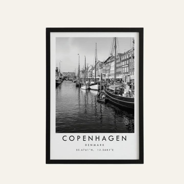 Affiche de Voyage modèle Copenhague