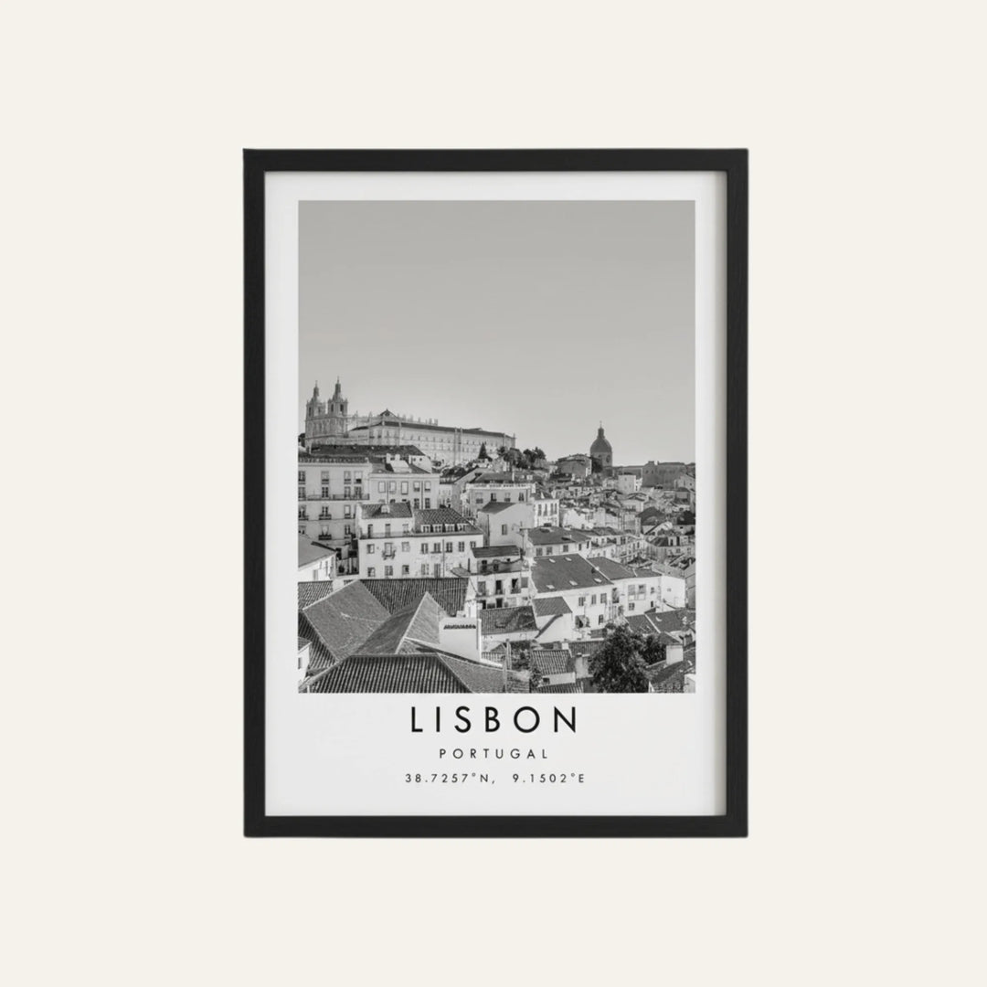 Affiche de Voyage modèle Lisbonne