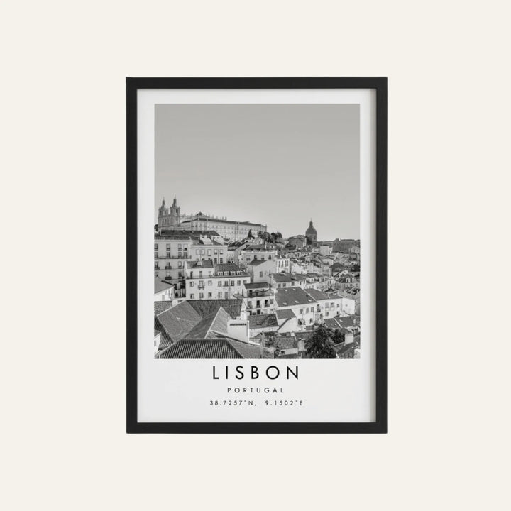 Affiche de Voyage modèle Lisbonne