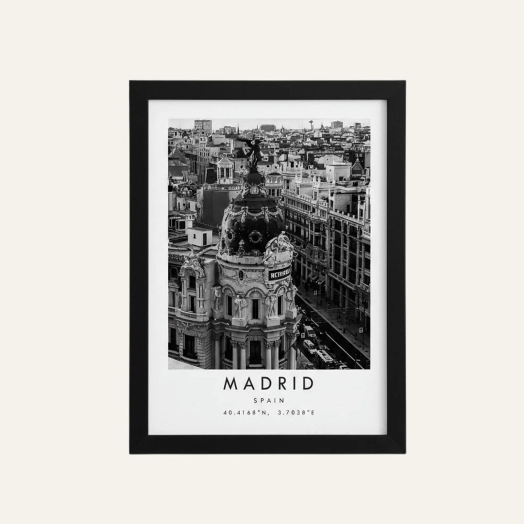 Affiche de Voyage modèle Madrid