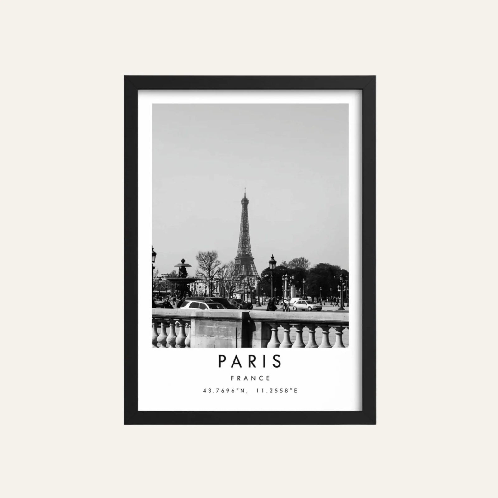 Affiche de Voyage modèle Paris