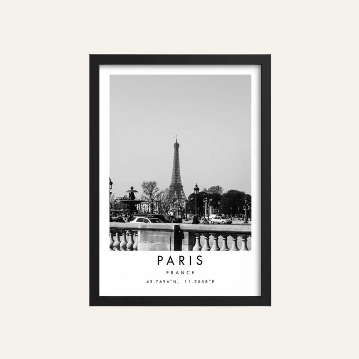 Affiche de Voyage modèle Paris