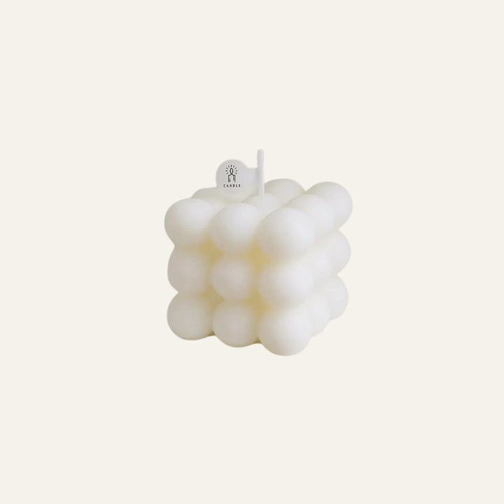 Bougie Bulle blanche