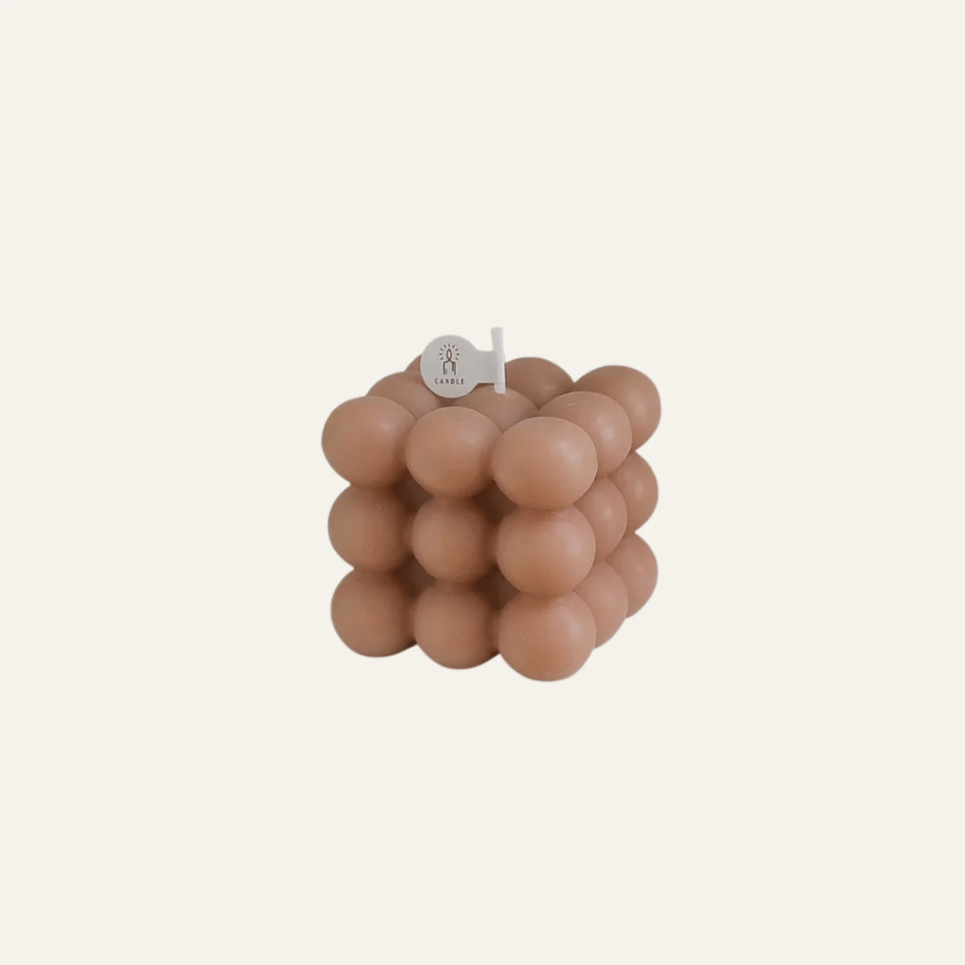 Bougie Bulle marron