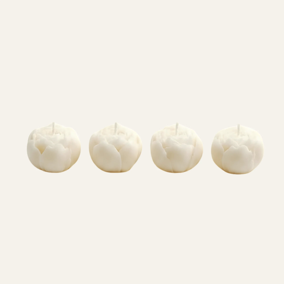 Bougie Fleur blanche