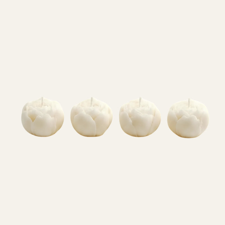 Bougie Fleur blanche