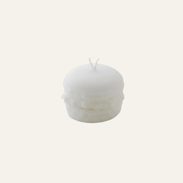 Bougie Macaron crème