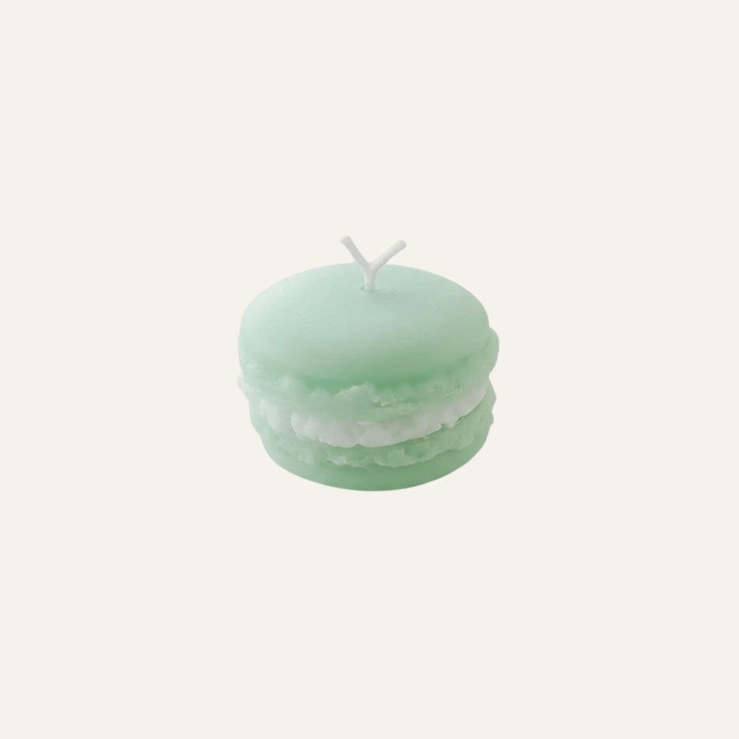 Bougie Macaron verte