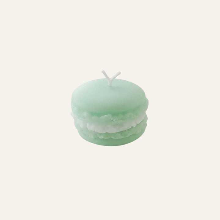 Bougie Macaron verte