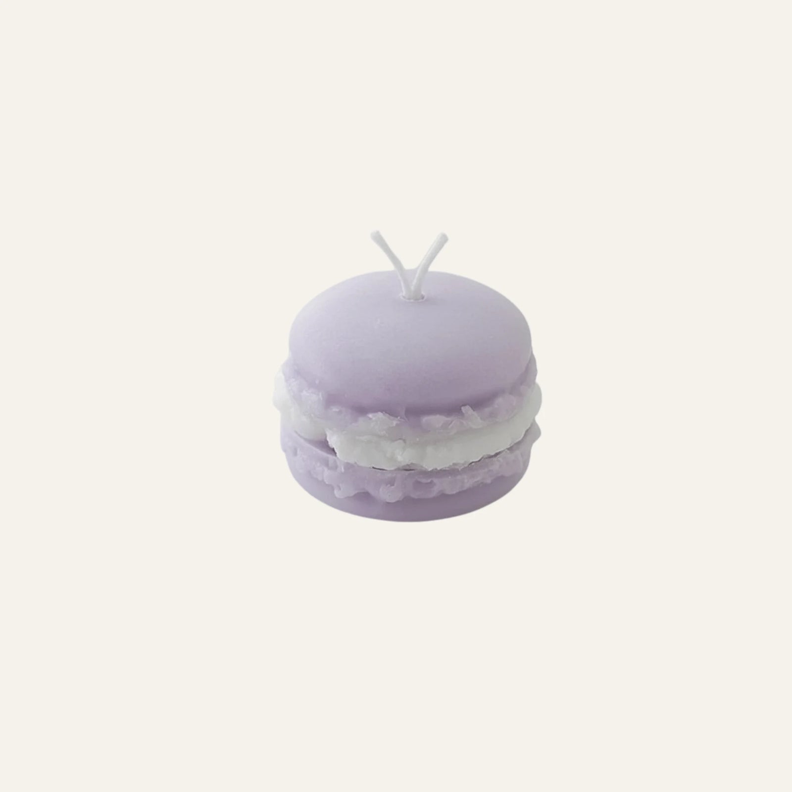 Bougie Macaron violet