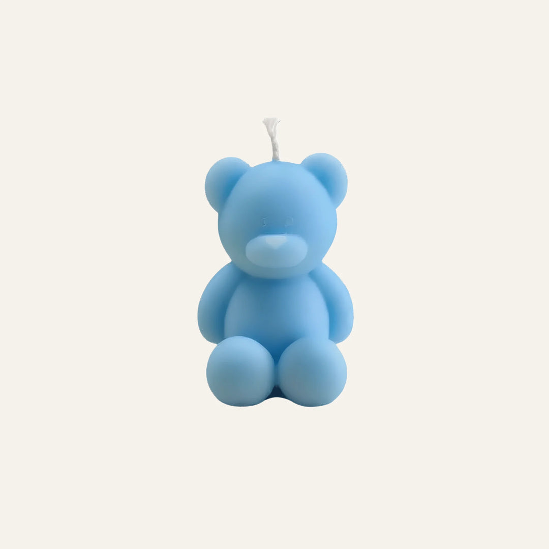 Bougie Ourson bleue