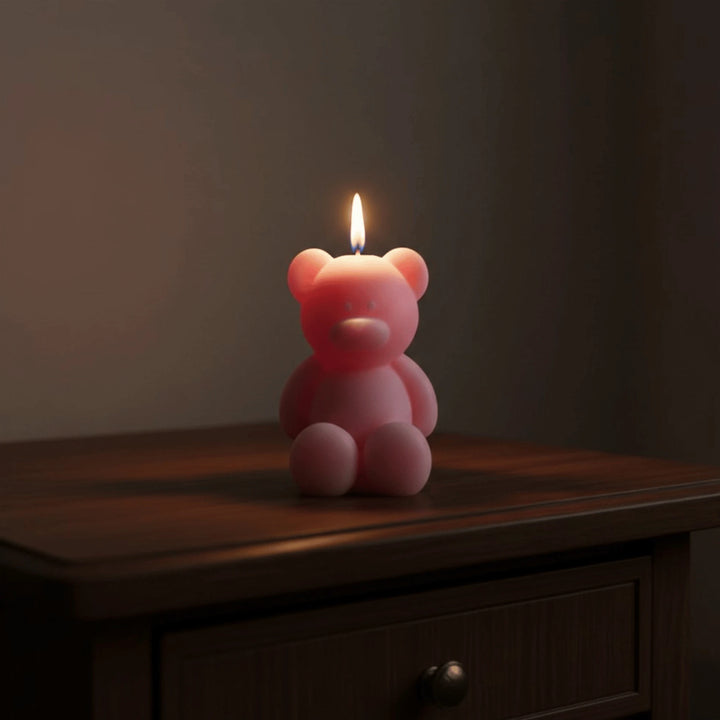 Bougie Ourson en situation dans une décoration intérieure