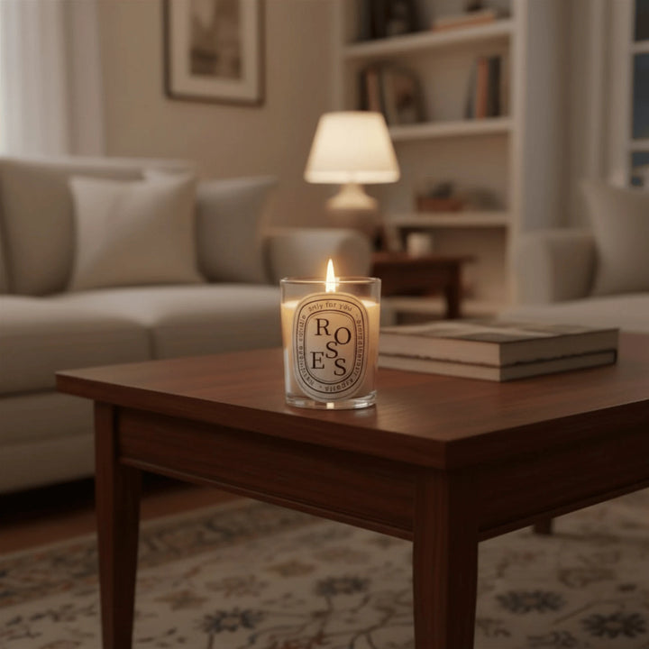 Bougie Parfumée Maison en situation dans une décoration intérieure