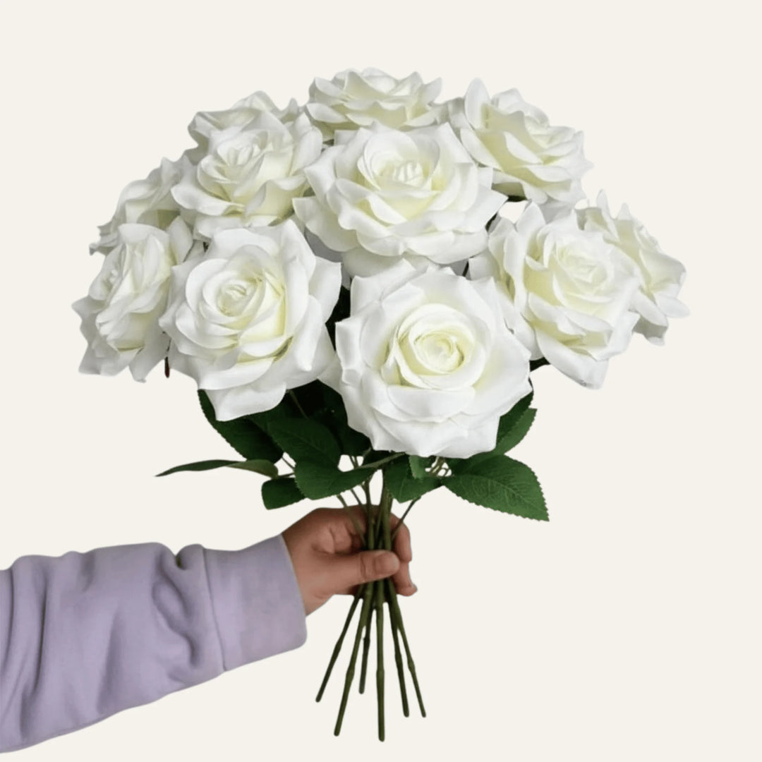 Bouquet de Roses Artificielles rose
