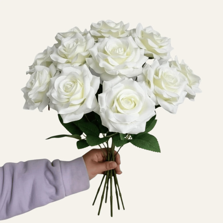 Bouquet de Roses Artificielles rose
