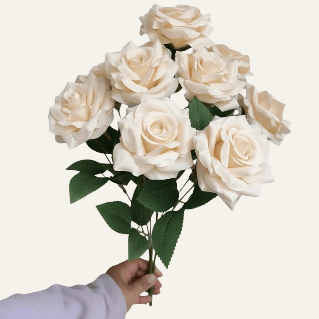 Bouquet de Roses Artificielles rose