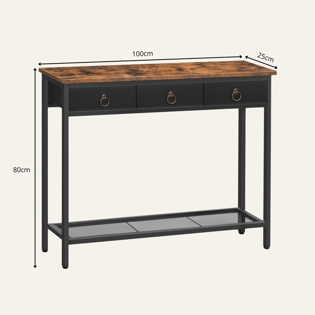 Dimensions de console d&