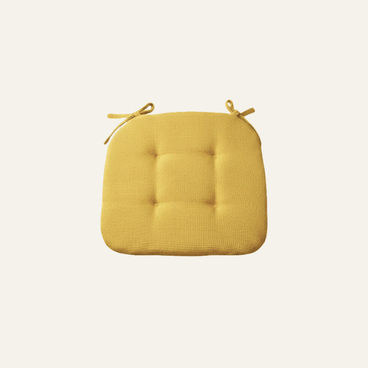 Coussin de Chaise Carré jaune