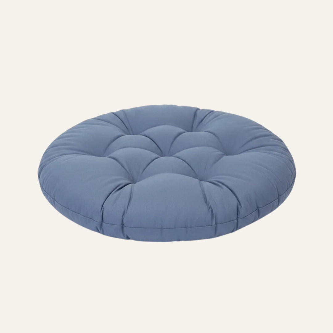 Coussin de Chaise Rond bleu