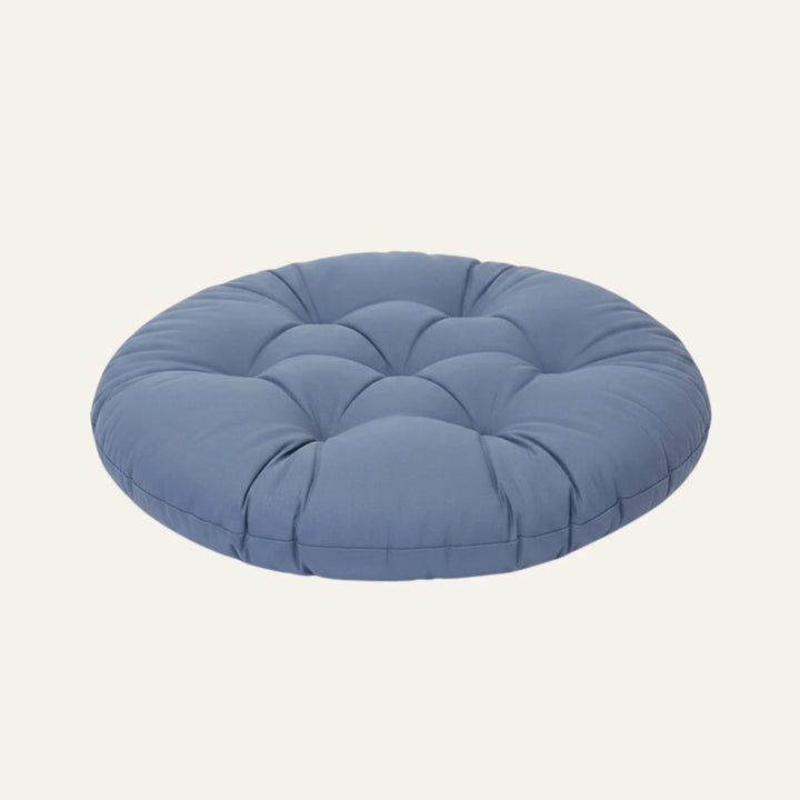 Coussin de Chaise Rond bleu