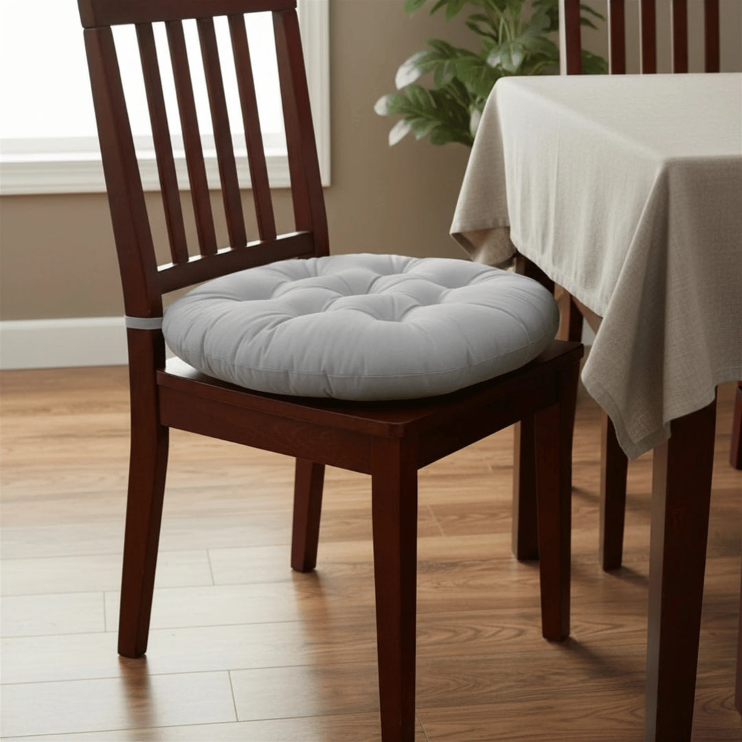 Coussin de Chaise Rond en situation sur une chaise