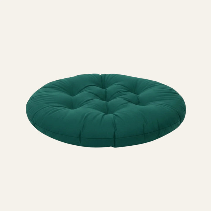 Coussin de Chaise Rond vert