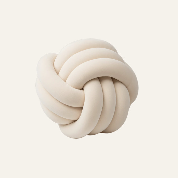 Coussin Nœud crème