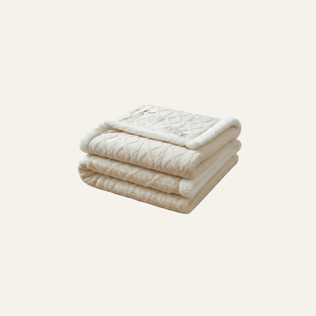 Couverture Chaude crème
