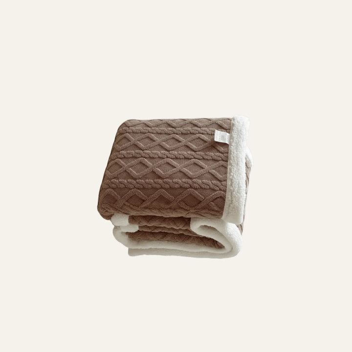 Couverture Chaude marron