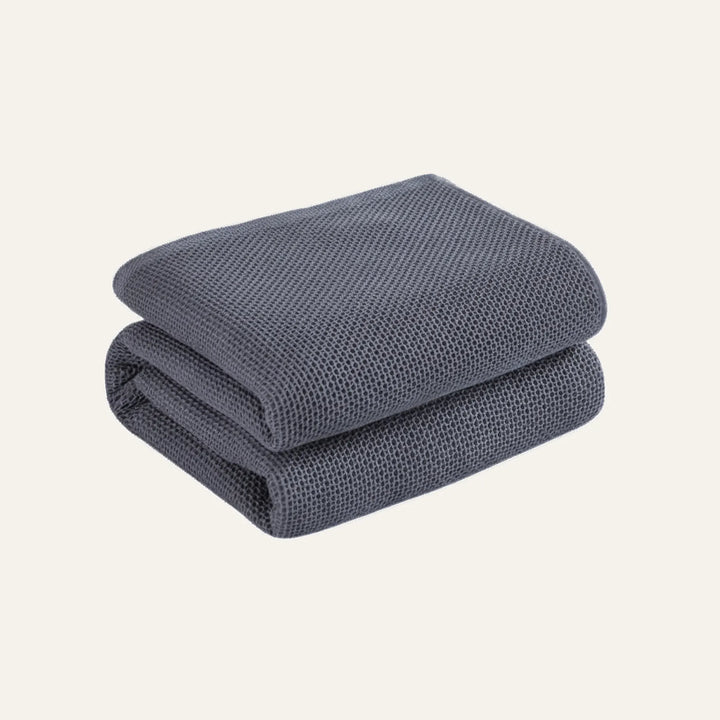 Couverture en Coton grise