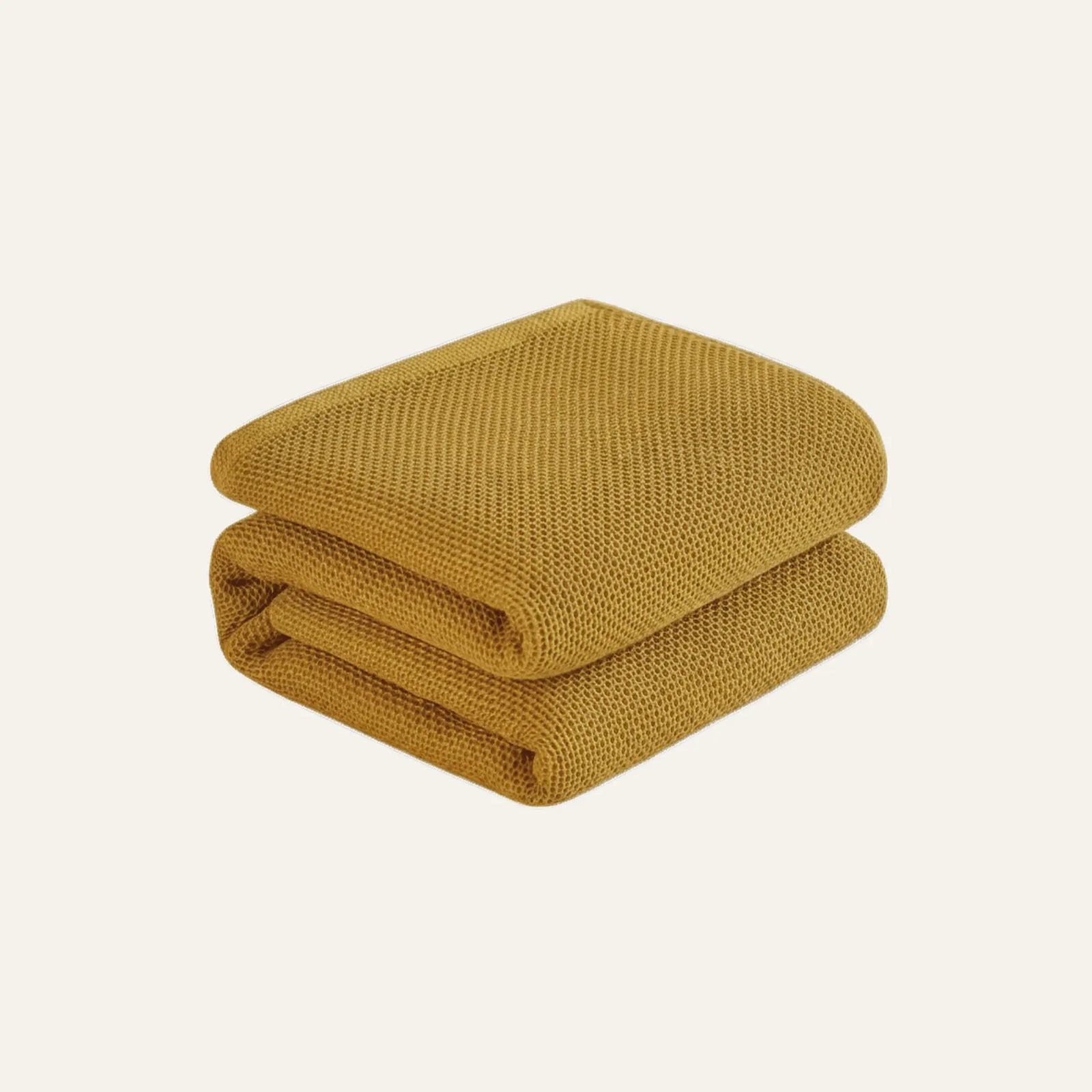 Couverture en Coton marron clair
