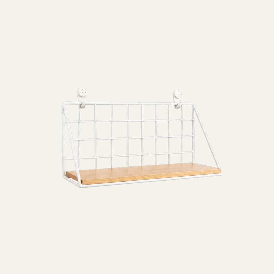 Étagère Murale Bois et Métal vue produit pour rangement mural