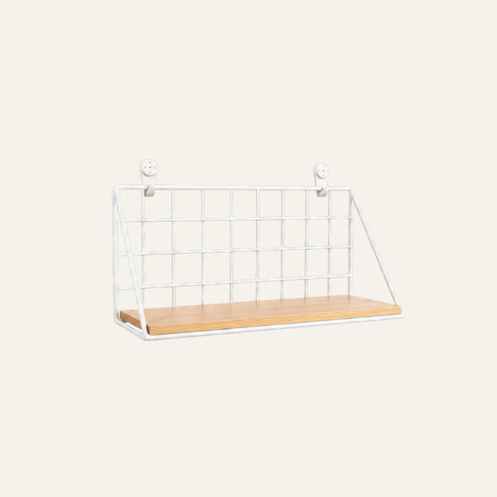 Étagère Murale Bois et Métal vue produit pour rangement mural