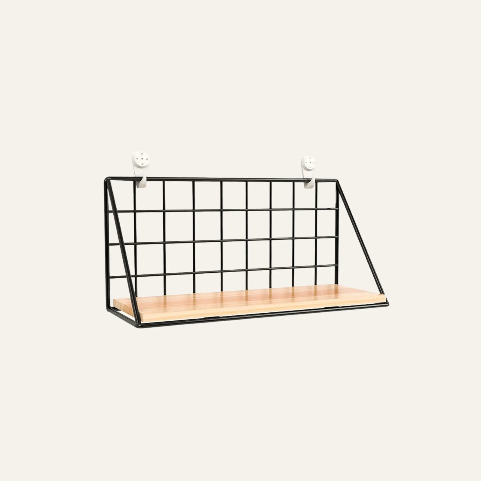 Étagère Murale Bois et Métal vue produit pour rangement mural
