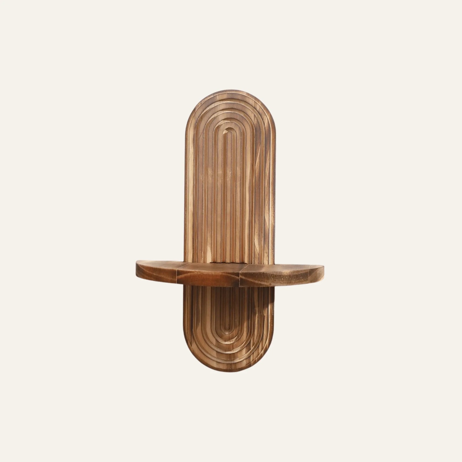 Étagère Murale en Bois Massif vue produit pour rangement mural