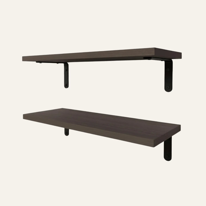 Étagère Murale Marron vue produit pour rangement mural
