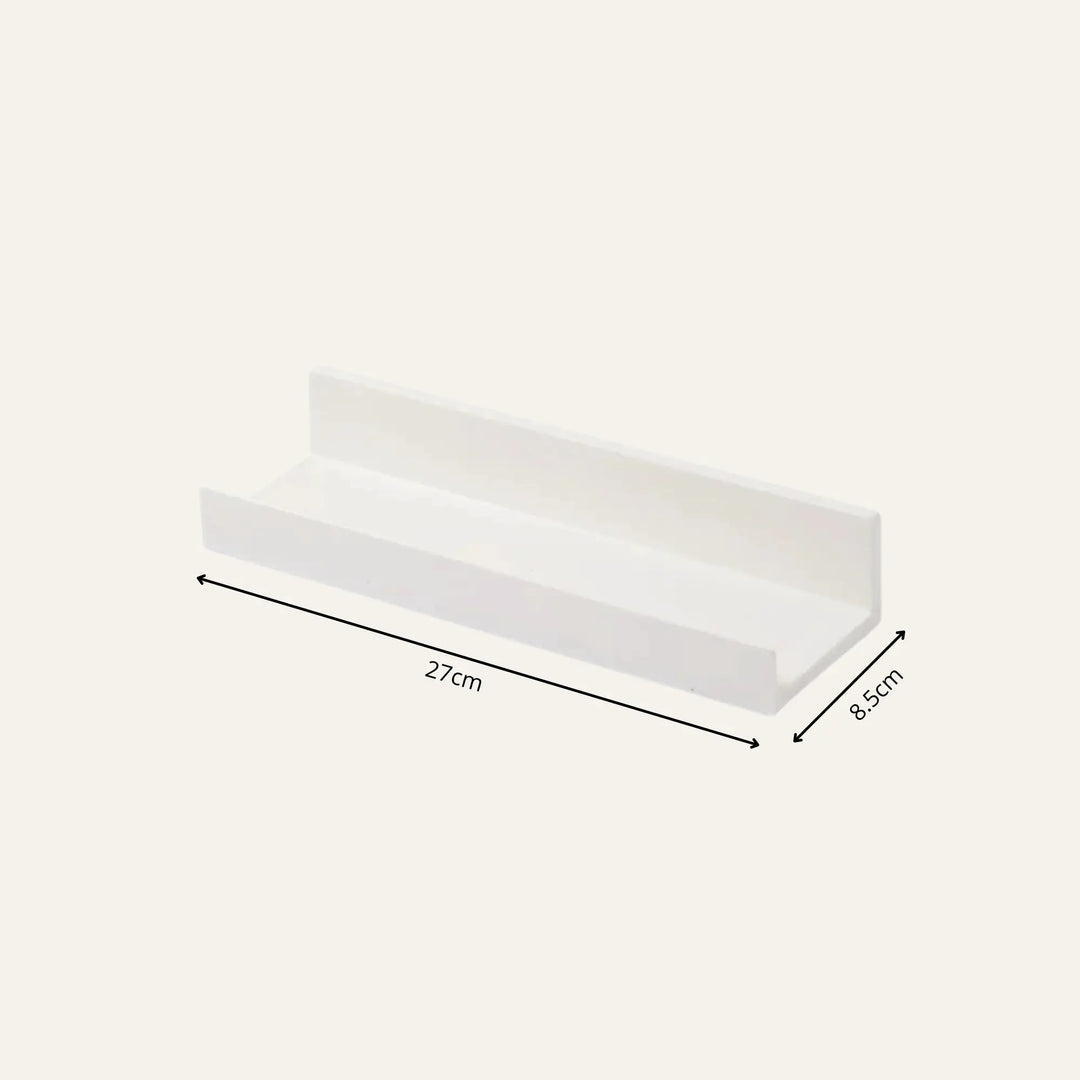 Dimensions de étagère murale salle de bain blanche