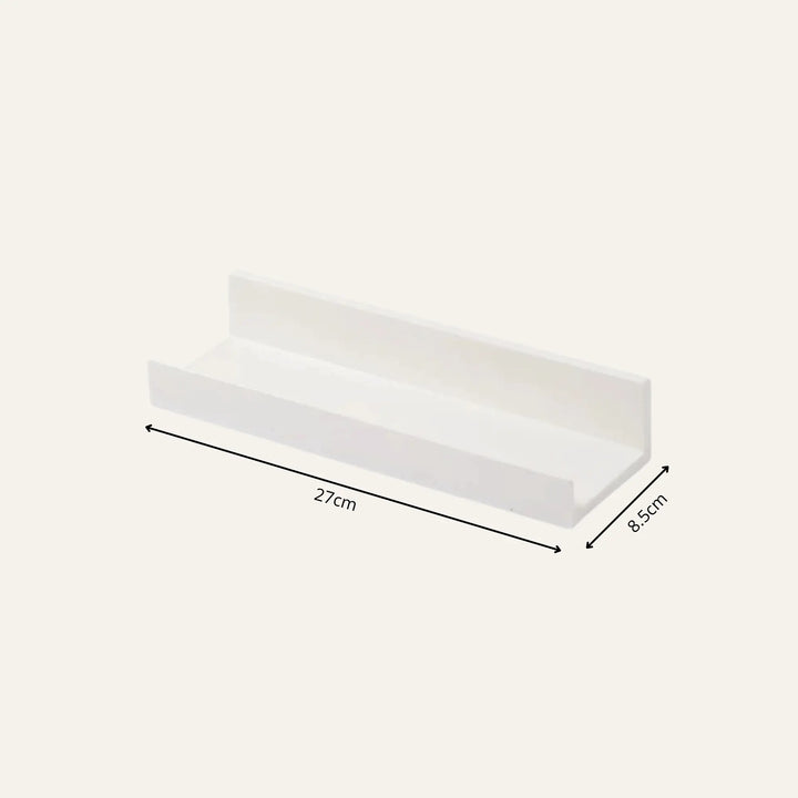 Dimensions de étagère murale salle de bain blanche