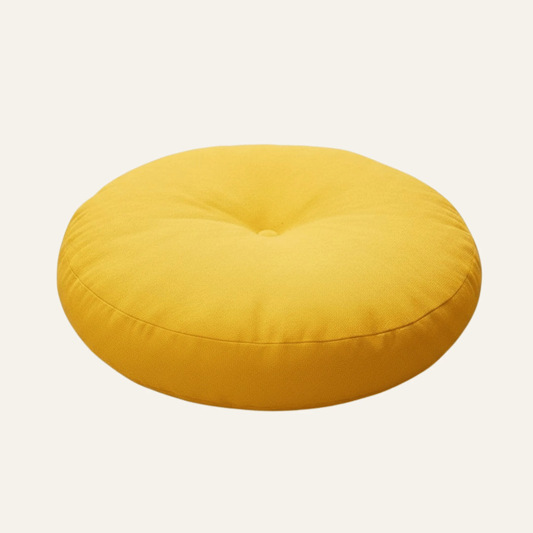 Grand Coussin de Sol jaune