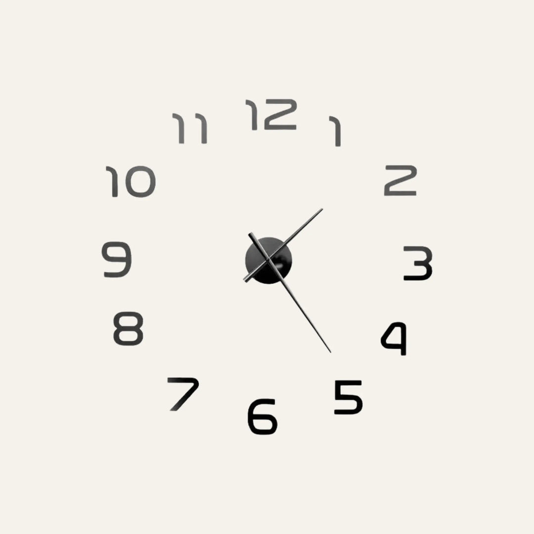 Vue produit de grande horloge murale pour décoration murale