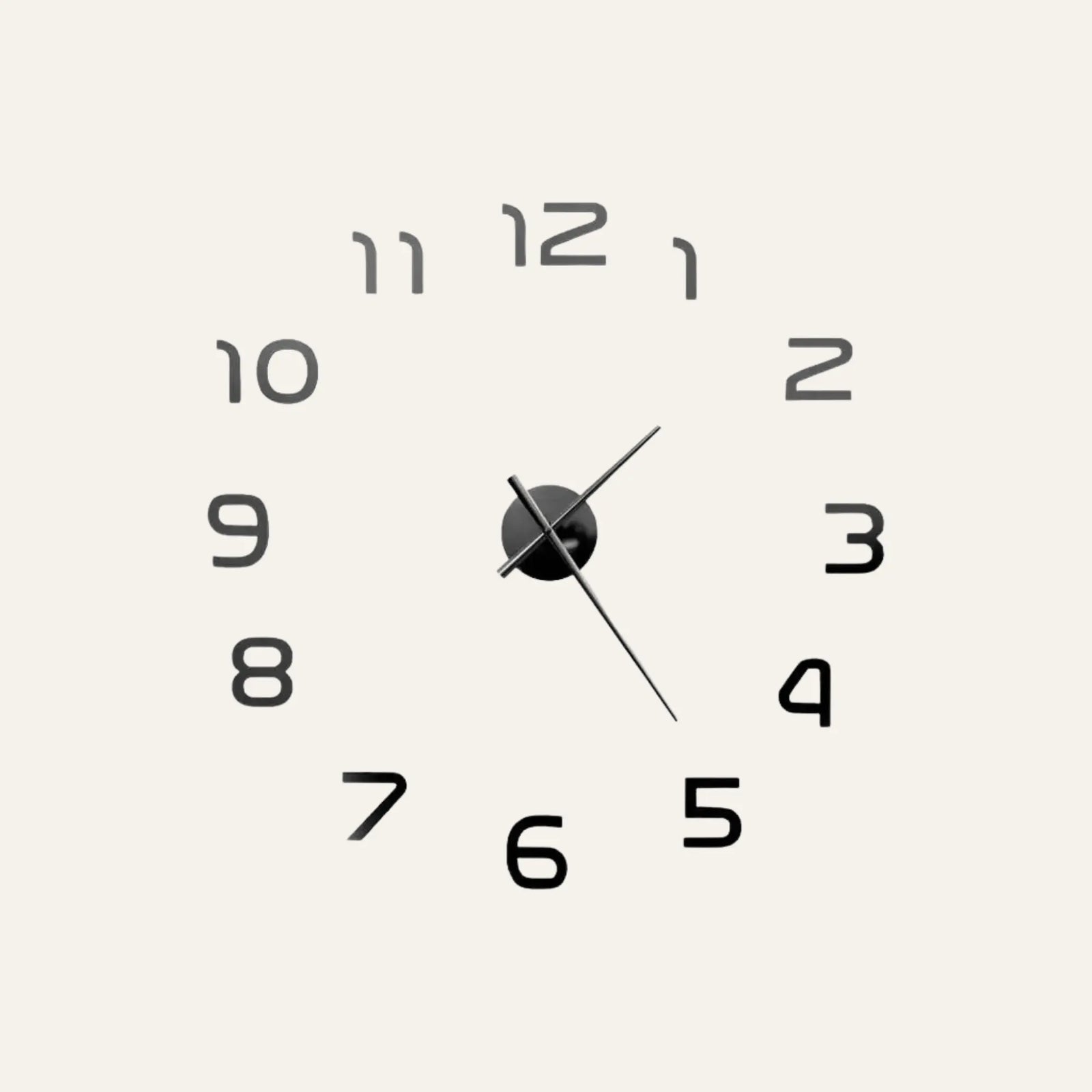 Vue produit de grande horloge murale pour décoration murale