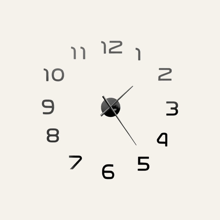 Vue produit de grande horloge murale pour décoration murale
