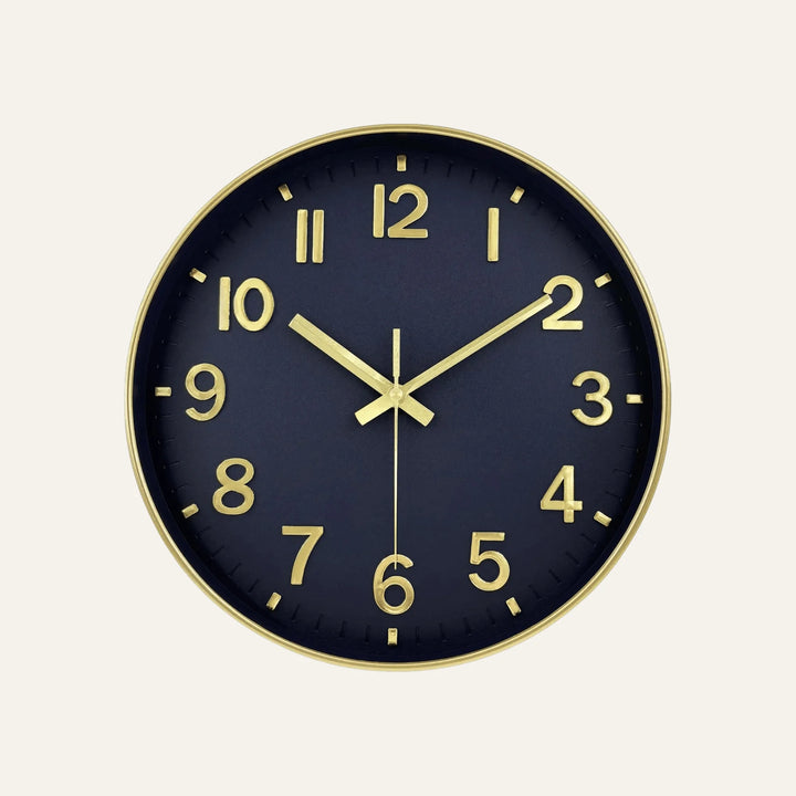 Horloge Murale Cuisine noire
