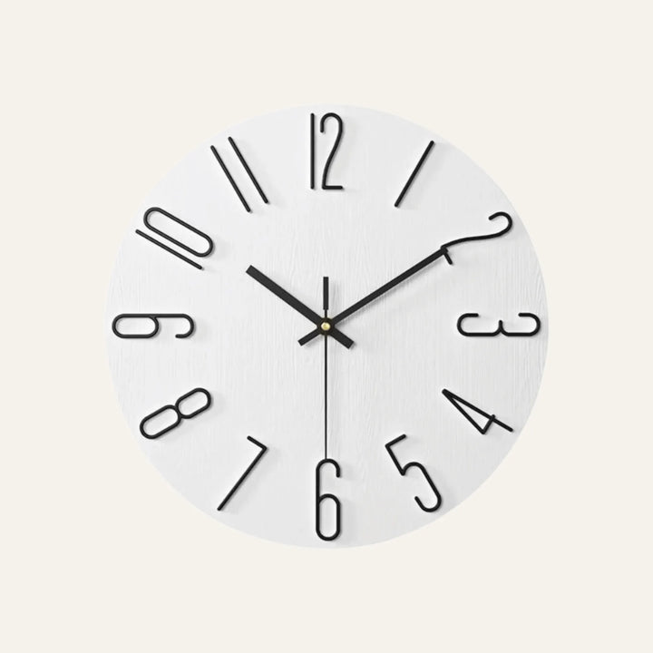 Horloge Murale de Salon blanche