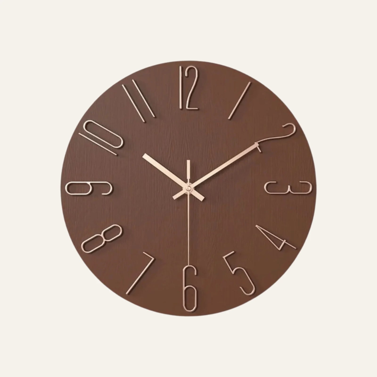Horloge Murale de Salon marron