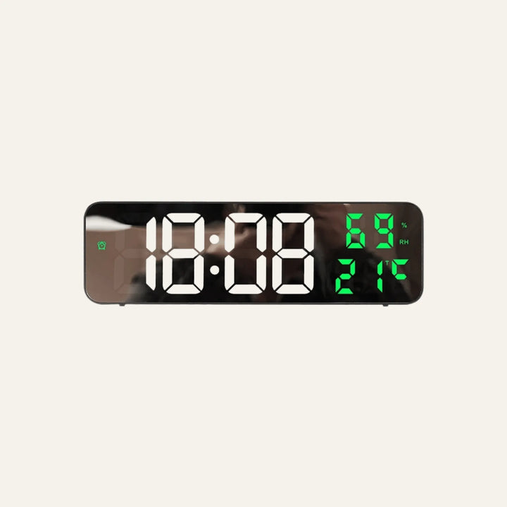 Horloge Numérique Murale verte