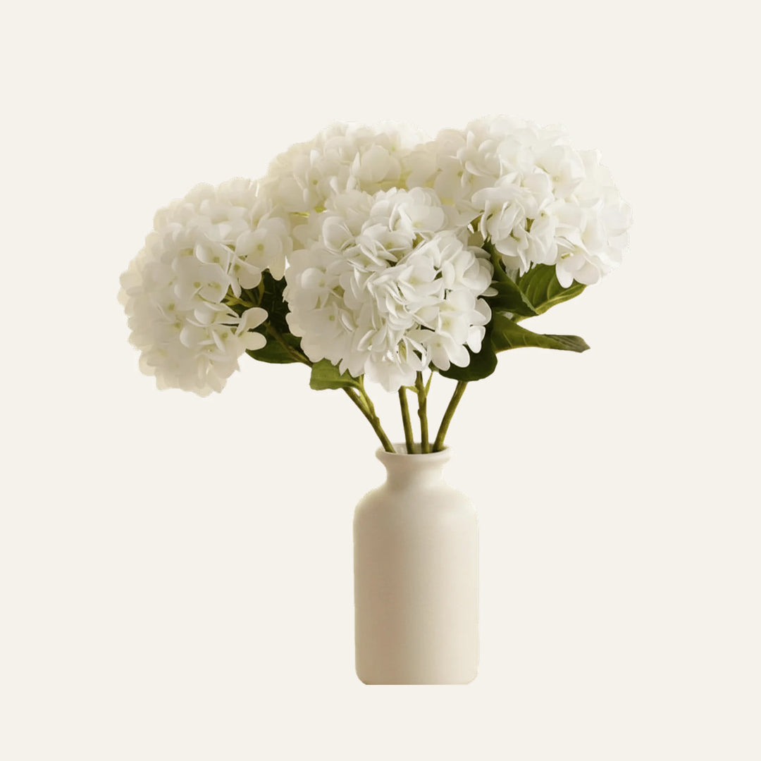 Hortensia Artificiel crème