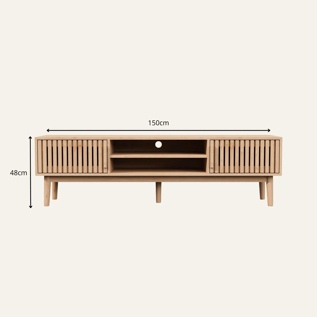 Dimensions de meuble tv en bois massif