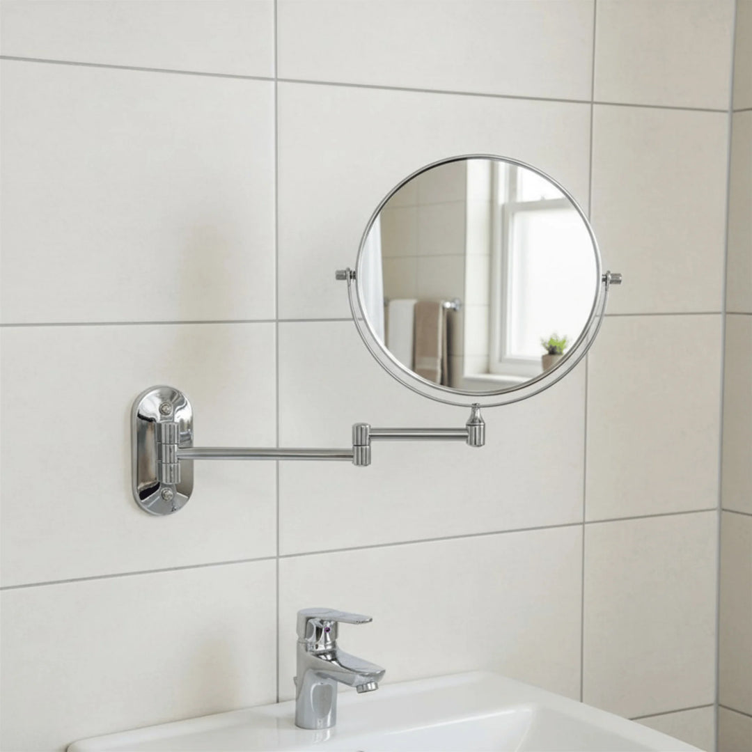 Miroir Grossissant Mural en situation sur un mur intérieur